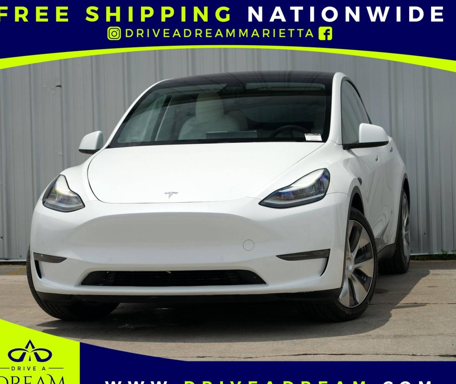 TESLA MODEL Y 2020 5YJYGDEE1LF019964 image
